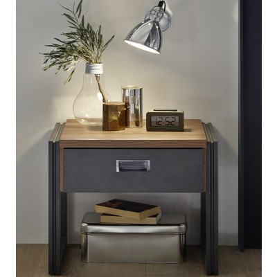 IMV Nachtkonsole Detroit Type 36 Breite 55 cm Stirling Oak Matera