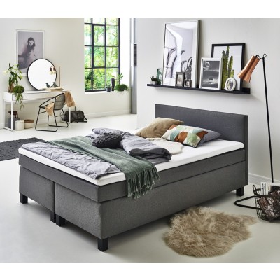 Boxspringbett Filou LF 100x200 140x200 180x200 cm Bonellfederkern inkl. Topper