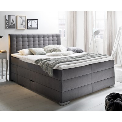 Meise Möbel Boxspringbett Lenno 200 x 200 cm mit Bettkasten