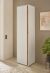 CITY Garderobenschrank 28  Front/Korpus Weiss Applikation/Wotan Eiche Dekor 50/200/40 cm