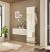 CITY  Garderobe  G1 Front/Korpus in Weiss Applikation Wotan Eiche Dekor 2 teilig