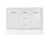 IMV Sideboard Anrichte Bianco Breite 164 cm 7W iX Bi 52 - Freisteller