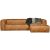 Wood Sofa Bean Leder cognac