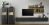 CITY  Wohnwand 22  Front/Korpus Anthrazit Applikation Wotan Eiche Dekor 5 teilig