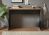 CITY Schlafzimmer Konsole Front/Korpus Anthrazit / Applikation Wotan Eiche Dekor Maße 120/78/40 cm