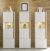 CITY  Vitrinen 17  Korpus/Front Weiss /Applikation Wotan Eiche Dekor3 teilig