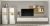 CITY Wohnwand 22  Front/Korpus Weiss Applikation Wotan Eiche Dekor 5 teilig