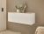 CITY Hängeschrank 47 Front/Korpus Weiss Applikation Wotan Eiche Dekor Maße 100/35/30 cm