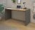 CITY HOME OFFICE Schreibtisch  06 Maße 143/76/62 cm Front/Korpus Anthrazit Applikation Wotan Eiche Dekor