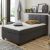 Boxbett Felix 120 x 200 cm mit Bettkasten in anthrazit -1
