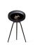 le feu Dome - GROUND HIGH Dreibeinkamin  Design Kamin - Schwarz Bioethanol Kamin 