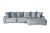 Sofa 3 Sitzer GUSTAVO  Breite 319 cm  oder 4 Sitzer Breite 349 cm