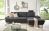 HALSTA Ecksofa mit Chaiselongue rechts in Veloursstoff