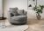 Maisie/Spin Sessel mit Drehfunktion in Webvelours
