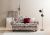 LUIZA Couch 2 Sitzer im Landhausstil Blumenmuster 