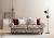 LUIZA Couch im Landhausstil 3-Sitzer Blumenmuster
