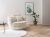 SPIN/Maisie Sessel mit Drehfunktion XXL Breit Cord Breite 120 cm Beige