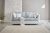 WESTERLAND Couch 2,5-Sitzer Breite 200 cm im Landhausstil maritimer Look in Blau Weiß gestreift