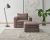 PIAGGE SESSEL Cordstoff Breite 110 cm + HOCKER 70 cm 