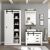 Sherwood Badezimmer Set 7- (Kombination) Pinie Weiss Dekor
