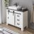 Sherwood Einzelwaschtisch Type 45 in Pinie Weiss Dekor