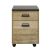 SHERWOOD Rollcontainer 11 in Old Style hell Dekor Anthrazit 47/60/51 cm