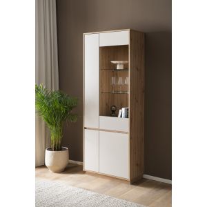 Sonora Vitrine 26 Kschmir/Eiche Artisan Dekor