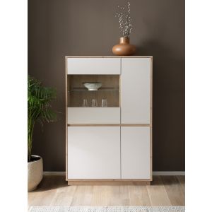 Sonora Vitrine 26 Kaschmir/eiche Artisan Dekor