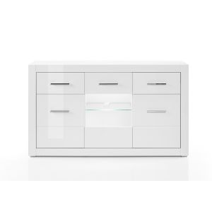 IMV Sideboard Anrichte Bianco Breite 164 cm 7W iX Bi 51 - Freisteller