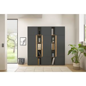 CITY HOME OFFICE/Büromöbel Kombi RD  5 teilig Aktenregal+Stauraumschrank