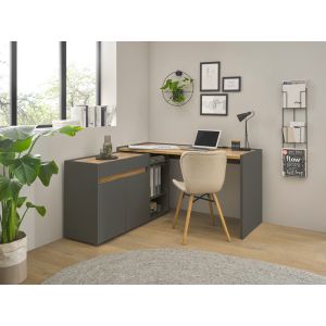 CITY HOME OFFICE Kombi SD  3 teilig weiß oder anthrazit
