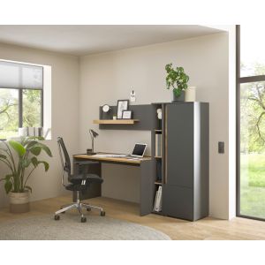 CITY HOME OFFICE Kombi SF 4 teilig weiß oder anthrazit