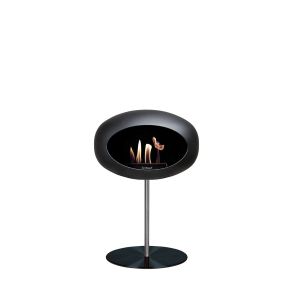 le feu Dome -  GROUND STEEL LOW Design Kamin - Schwarz Bioethanol Kamin