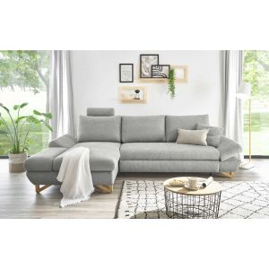 HALSTA Ecksofa mit Chaiselongue links  in Strukturstoff 