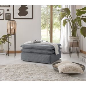 PIAGGE Loveseat Hocker Cordstoff  Breite 85 cm  