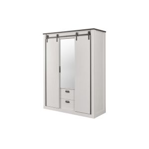 SHERWOOD Kleiderschrank Type 83 in  162 cm x 209 cm x 63 cm in 2 Farben
