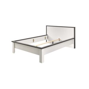 SHERWOOD Bettgestell LF 140 cm x 200 cm  Dekor Old Style hell oder Pinie weiß