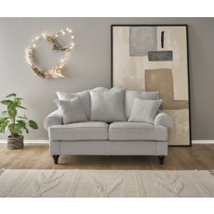 CARMEN Couch 2 Sitzer Breite 170 cm x 100 cm im romantischen Landhausstil