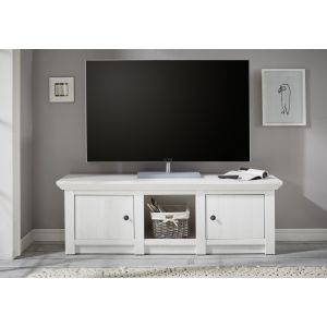WESTERLAND Lowboard 31 im Landhausstil Pinie Weiß NB Maße 152/51/45 cm