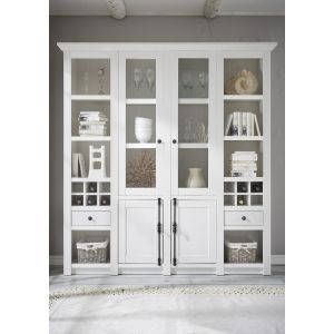 WESTERLAND Buffetschrank 58 in  Pinie Weiß NB Maße 194/207/45 cm