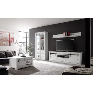DAYTONA 61 Couchtisch mit einer Schiebetür Maße 93/50/60 cm