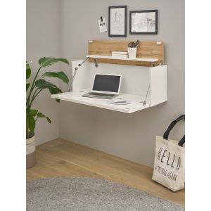 CITY HOME OFFICE Hängesekretär Type 08 Maße 100/35/30 cm in weiß oder anthrazit