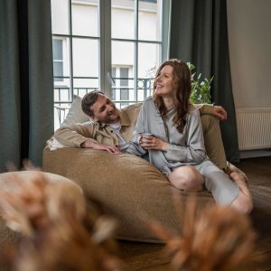 OM Sitzsack  mit Schaumstoff gefüllt  110 cm Ø 
