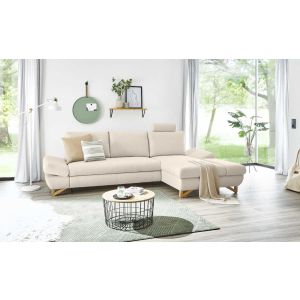 HALSTA Ecksofa/Schlafsofa mit Chaiselongue rechts mit Bettfunktion 