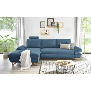 HALSTA Ecksofa mit Chaiselongue links  in Strukturstoff 