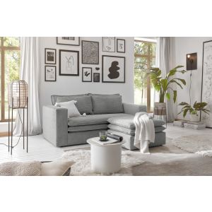 PIAGGE COUCH Cordstoff Breite  180 cm + HOCKER  Breite 70 cm