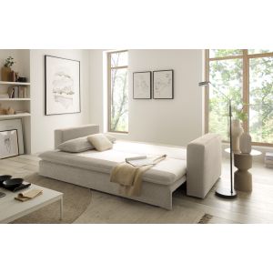 PIAGGE Schlafsofa Cordstoff Liegefläche 140 x 200 cm 