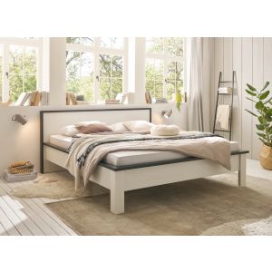SHERWOOD Bettgestell LF in 180 cm x 200 cm Type 94 Dekor Old Style hell oder Pinie weiß
