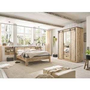 SHERWOOD Schlafzimmer Kombination (4 teilig) SD 