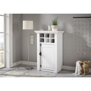 WESTERLAND Kommode 26  Pinie Weiß NB Maße 63/100/45 cm